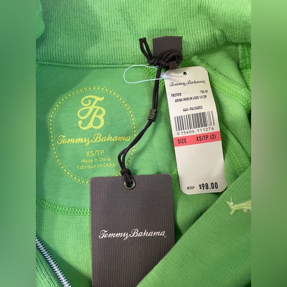 NWT, Ladies Tommy Bahama Aruba 1/2-Zip Pullover - Picture 5 of 6